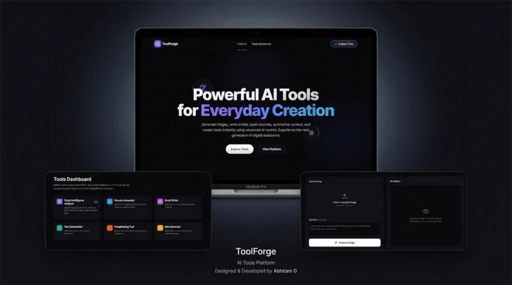 ToolForge AI Tools Platform